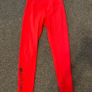 Pure Barre Women’s Red Leggings